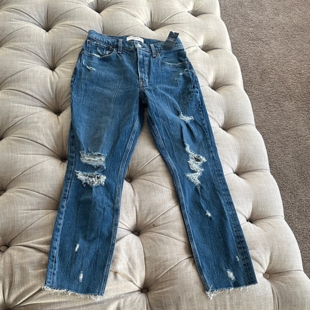 Abercrombie & Fitch High Rise Blue Jeans
